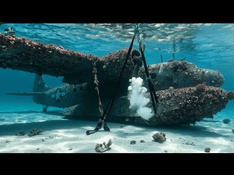 1940s Consolidated PBY Catalina Seaplane Full Rebuild from Submerged Lagoon in South Pacific Waters