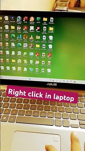 how to right click on the touch pad of laptop 💻