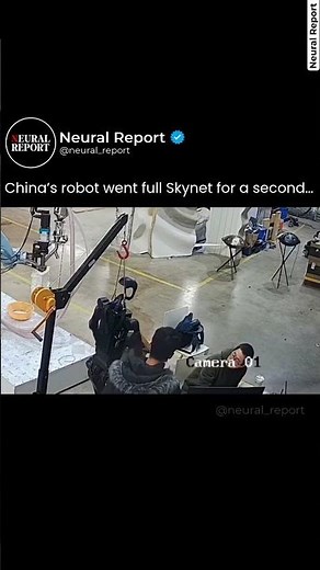 China’s robot went full Skynet for a second…