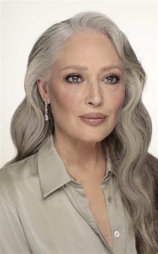 Amazing makeup tutorial by Nikki_makeup If interested in products used go @Nikki_makeup #beauty #makeup #tutorialmakeup #silverhair #elegance