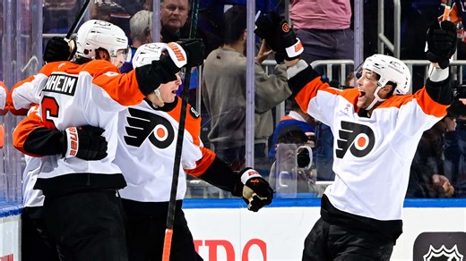 Flyers defeat Islanders, move into 4-way tie for 2nd wild card
