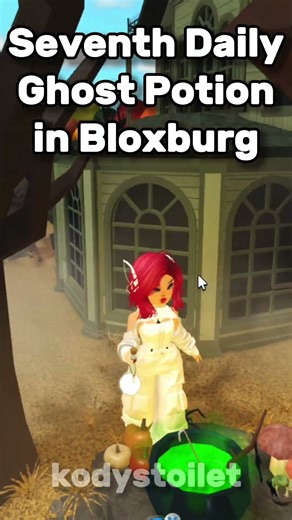 7th daily ghost potion in bloxburg #roblox #bloxburg #fypシ #viral