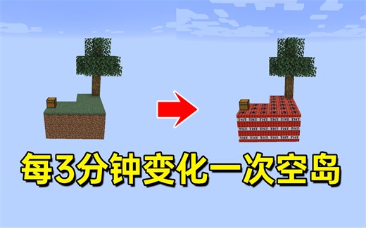我的世界：随机空岛生存！每3分钟变换一次空岛...？