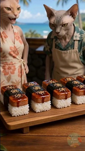 Enzo & Iris Make Hawaiian Spam Musubi
