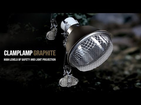 STUNNING New Graphite Reflector Dome by Arcadia Reptile, ClampLamp Graphite