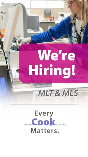 🔬🥼🥽 We are hiring for a Medical Laboratory Technologist or Medical Laboratory Scientist! If you’re looking for a great work environment with people who care – we have a spot for you! What you’ll be doing! 🔬 Performing a variety of diagnostic lab tests. 🧠 Analyzing data with accuracy and speed. 💜 Collaborating with a friendly and capable team. What you’ll get! 🥼 Full-time position with awesome benefits. 🤝 Competitive salary. 🧪 Supportive culture with ongoing learning. 🎉 Occasional theme