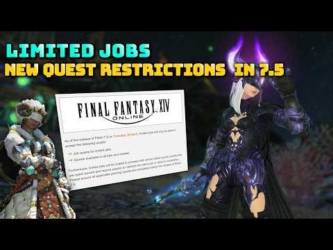 FFXIV: Limited Jobs Get New Quest Restrictions