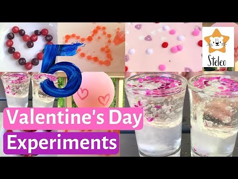 Easy Valentine's Day science experiments for kids to do at home