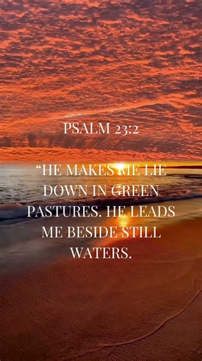 Psalm 23:2 ✝️ Green Pastures & Still Waters | Inspirational Bible Verse Short #bibleverse