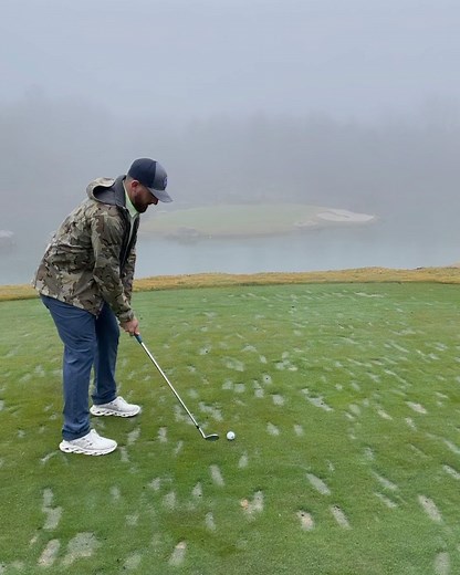 Tyler Nathan Toney on Instagram: "Couldn’t miss an opportunity to get in a quick 9 at Top of the Rock despite not being able to see half the flagsticks. Brought the oldest boys up to Big Cedar for a quick spring break trip and they are loving it. (Result of shot in story)"