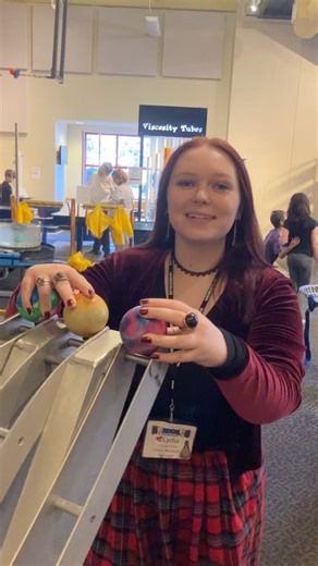 Watch as WonderLab staff member, Lydia, launches balls down the ramps to see which one wins! 🏎️🏆 Thank you for joining us each week as we showcased some of WonderLab’s wondrous exhibits. We had a blast launching into the next 25 years of fun and hands-on learning with you! #wonderlab #wonderlabsciencemuseum #sciencemuseumwonderlab #LaunchingToTheFuture #BlastOff | WonderLab Museum