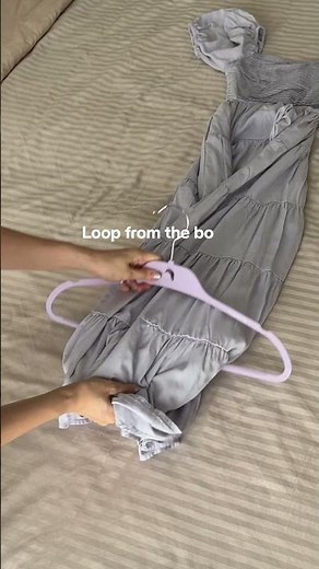 How To Hang Long Dresses In Short Closet using GoodFit™ Full Anti-slip Hangers #clotheshanger