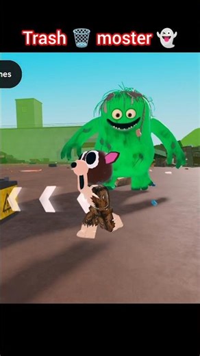 trash moster attack 👻🤣#roblox #funny #viral