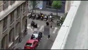 Video from Paris shows body in the street following stabbing