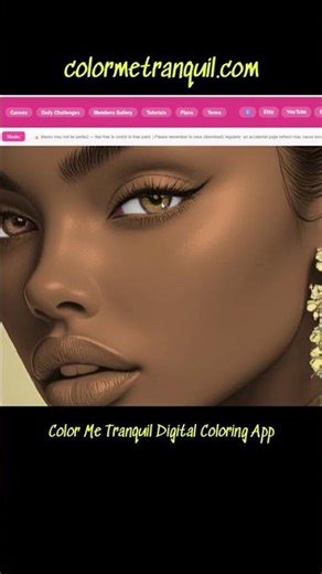Refined Stillness - Grayscale Digital Coloring Tutorial for Beginners - Time Lapse