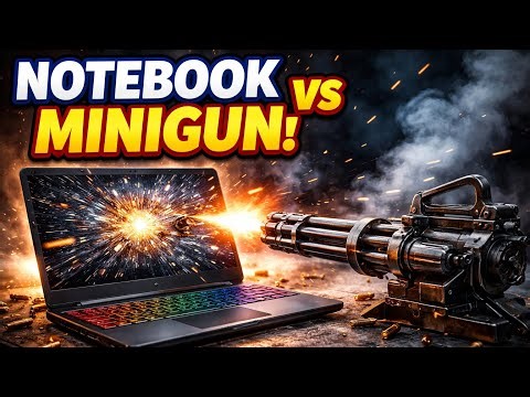 Airsoft Minigun vs Notebook - Silvestrovský speciál 2025