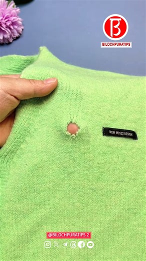 544K views · 3.4K reactions | It's beautiful to mend the holes in clothes like this and 1 more slow Verision full video Tutorial Episode 56 Follow My Page Facebook : Bilochpuratips 2 Diy . . . . . . #bilochpuratips2diy #bilochpuratips #needlework #sewing #fblifestyle #reels . | Bilochpuratips 2 Diy | Facebook