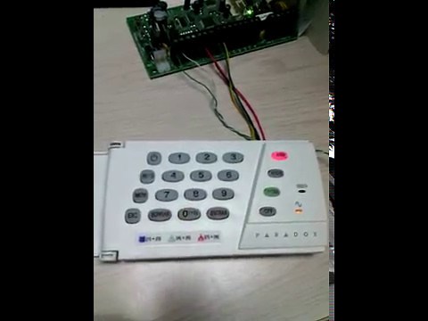 Programación panel paradox sp4000