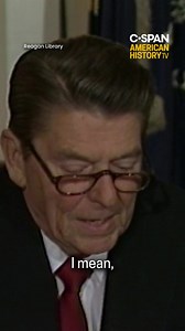 During his 1982 Christmas address, President Ronald Reagan reads a letter from a sailor in the South China Sea. Reagan Library #history #Christmas #Reagan | American History TV