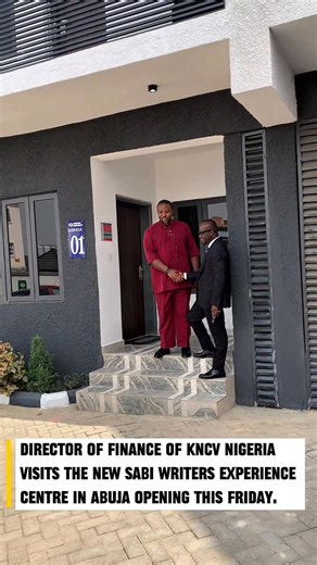 The Finance Director of KNCV Nigeria pays a courtesy visit to the new Sabi Writers Experience Centre in Abuja. KNCV Nigeria is one of Nigeria's leading NGOs dedicated to the fight eradicating tuberculosis. Only two days left to our grand opening! Opening on Friday, 16th January 2026. Marks a new journey for Sabi Writers. | Chinonso Ogbogu