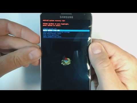 Samsung Galaxy Note 3 N9005 hard reset