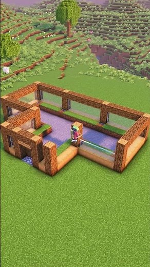 How to build a greenhouse in Minecraft 1.21 #minecraft #minecraftbuilding