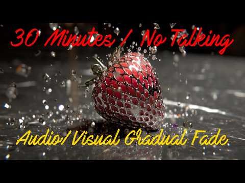 Hypnotic ASMR Strawberry Bursts – Glass to Chrome Metal (30 Min Relaxing Fade)