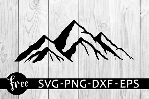 Mountain svg free, mountains svg, camp svg, instant download, silhouette cameo, shirt design, camping cut files, free vector files 0902