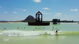 30K views · 196 reactions | This 360-degree wave machine can turn a lake into the perfect surf spot. | CNET | Facebook
