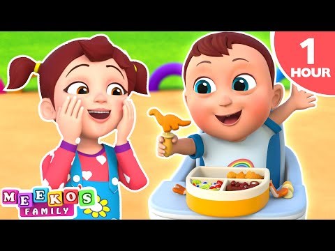 [4K] What's In My Lunch Box | More Fun Kids Songs by Meeko's Family