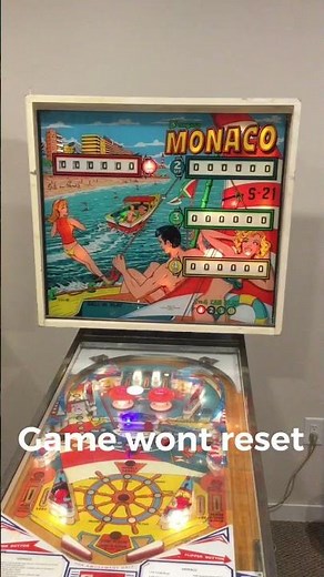 How to fix an em pinball that won’t reset