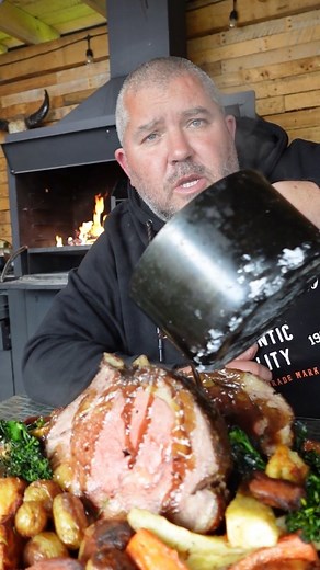 335K views · 41K reactions | It's roast dinner season! And I absolutely love a roast dinner, especially cooked over fire! Over the next few weeks, I'm going to be bringing you some epic fire cooked roast dinners. What would you like to see and what do you want to see it cooked on? #sundayroast #roastdinner #firecooking | The Smokin' Elk | Facebook