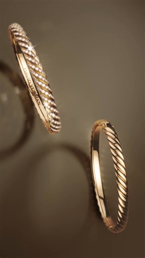 Sculpted Cable evolves our iconic Cable form, drawing on architecture and bas-relief sculpture. Graceful bracelets are sculpted with S-curves and set with sparkling diamonds, creating wavelike patterns that dramatically catch the light.​ ​ Discover Sculpted Cable: https://bit.ly/40jlHAu | David Yurman