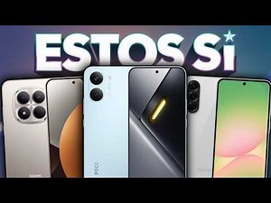 Top 7 MEJORES telefonos celulares CALIDAD-PRECIO para COMPRAR en 2026