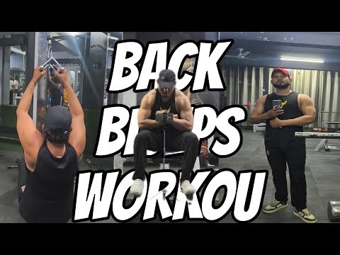 BACK BICEPS WORKOUT FOR BEGINNERS @fitbablu01