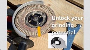 Angle Grinder Lock Nut Wrench - 4.5" & 5" Replacement Spanner for DeWalt, Makita, Bosch, Ryobi, Black+Decker - Fits 5/8-11 Thread Accessories (Model 224399-1, 224568-4, 193465-4)