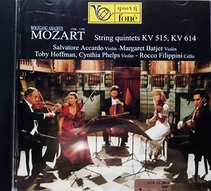 Wolfgang Amadeus Mozart, Salvatore Accardo, Margaret Batjer, Toby Hoffman, Cynthia Phelps, Rocco Filippini - String Quintets KV 515, KV 614