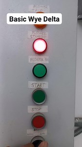 Basic wye delta set up motor control 3 phase motor load #electrician #relay #panelboard #control #power #technician #switch #wiring #outlet #electrical | Electricians Guide