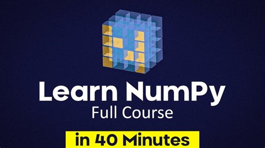 Learn NumPy in 40 Minutes - Python NumPy Tutorial | Mohamed Gamal