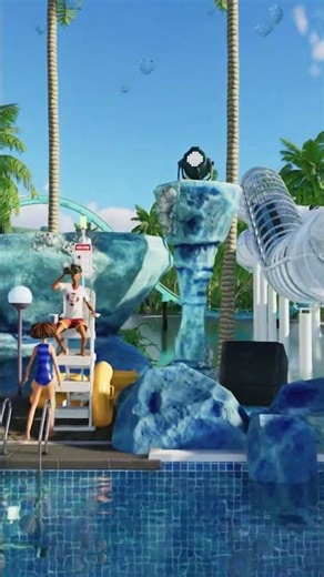 Blue Lagoon Waterpark 10+ Waterslides Planet Coaster 2