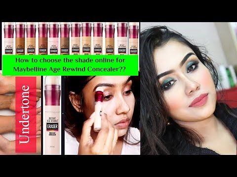 Maybelline Instant Age Rewind Concealer All Shade Guide and Swatches||The GoldenGirl Moumi