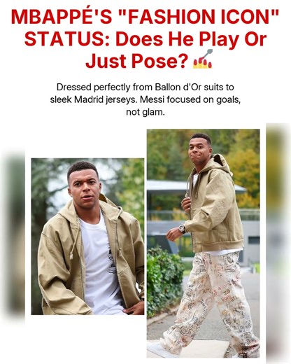 MBAPPÉ'S FASHION OVER FOOTBALL? 💅