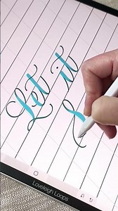 "Let it Snow "Written w/our Free Procreate Calligraphy Brush! #procreatebrushes #asmrsound