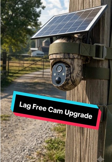 Solar-Powered Wireless Security Camera for Farms