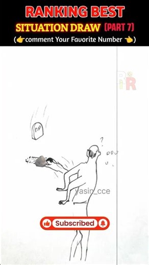 Ranking Best Situation Draw 😂 Part 7 #funnydrawing #scribbledrawing #shirts