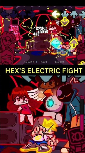 Hex is doing 1v5 #fnf #animation #fnfanimation