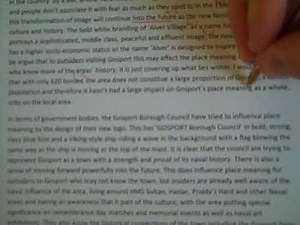 How to write a 20 marker Changing Places example