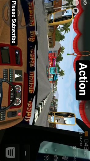 Action to reaction video Bus simulator indonesia. #bus #gameplay #bussid