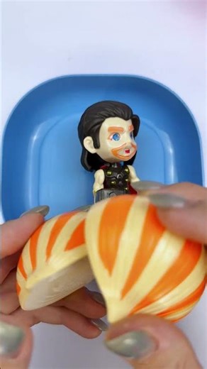 Minutes Satisfying Video | Mixing Funny Candy ASMR & Make Up in 3 Bathtubs with Chibi Thor