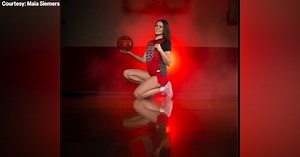 Ferris student-athlete juggles basketball and cheer at Spokane Arena